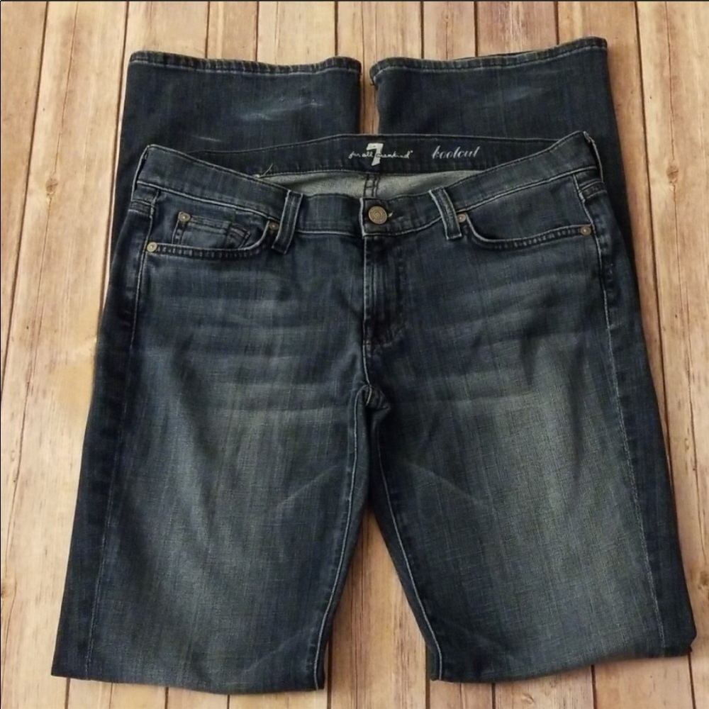 7 FOR ALL MAN KIND BOOTCUT JEANS SZ 30